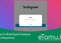 Pengertian Feedback Required Instagram Dan Cara Mengatasinya