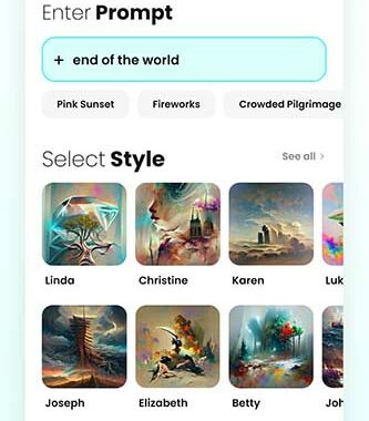 fitur Wonder Ai Art Generator pro