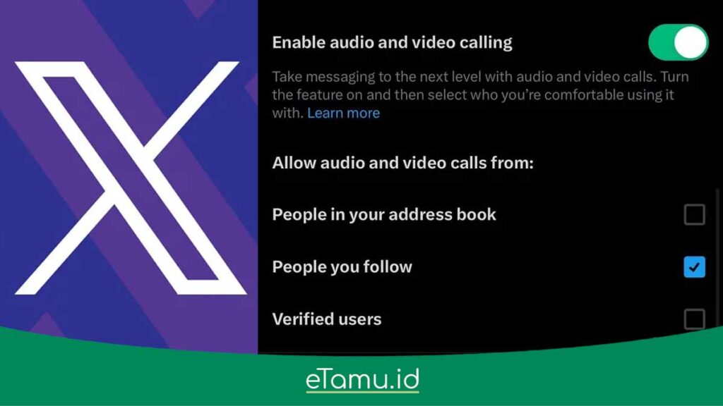 X Secara Resmi Meluncurkan Fitur Panggilan Audio dan Video Call