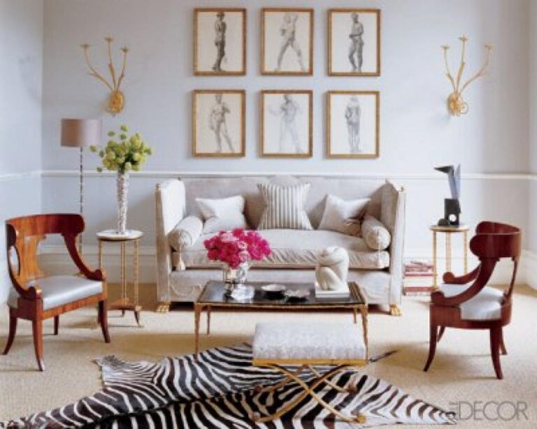 Stylish living room decor for apartment living