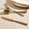 Gold cutlery set decor