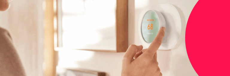 Smart thermostat house