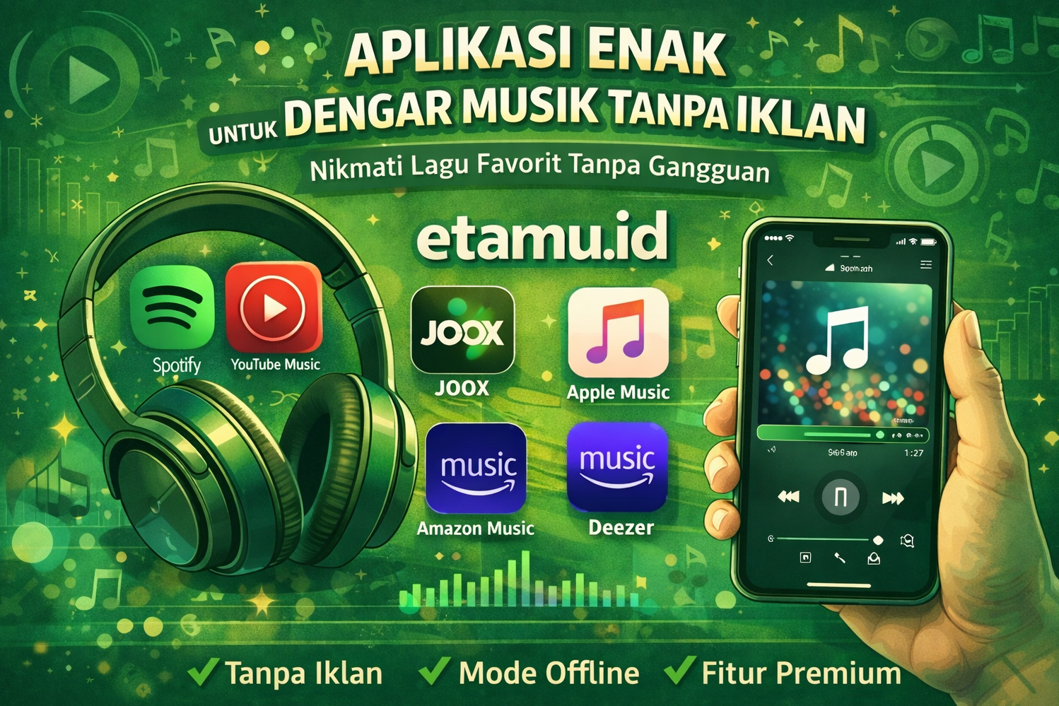 aplikasi musik tanpa iklan