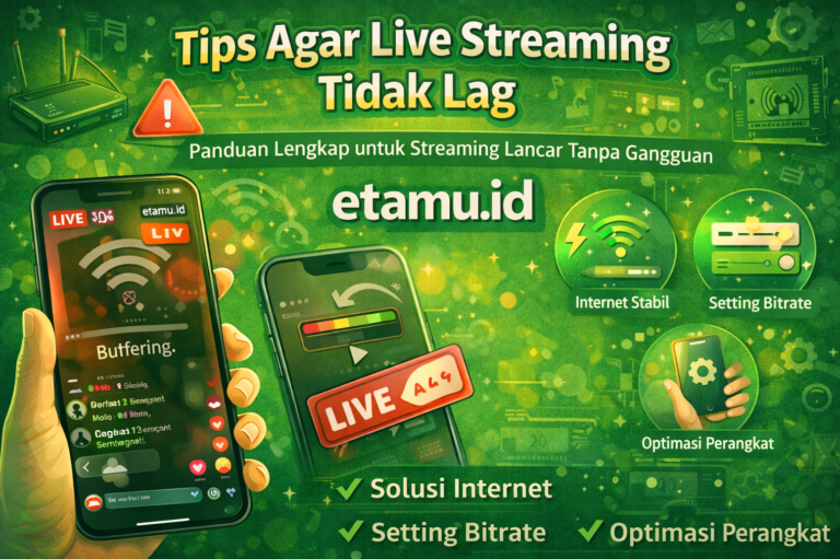 live streaming tidak lag