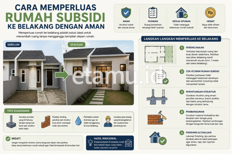 cara memperluas rumah subsidi